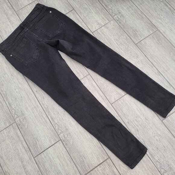 ELLE women's black skinny jeans size 8R - Picture 11 of 12